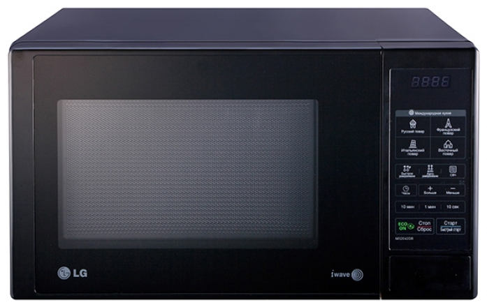 Микроволновая печь LG MS2042DB 20l solo black