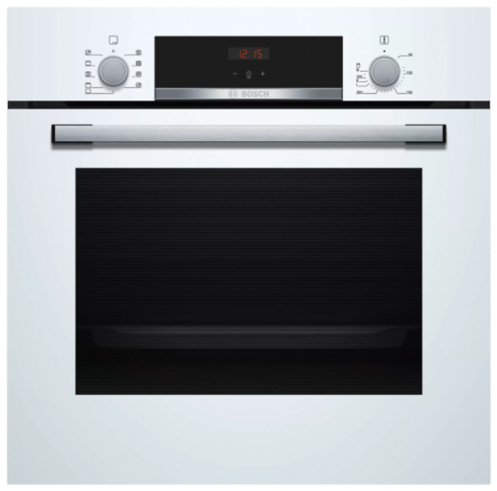 Электрический духовой шкаф Bosch HBF534EW0Q белый/серебристый