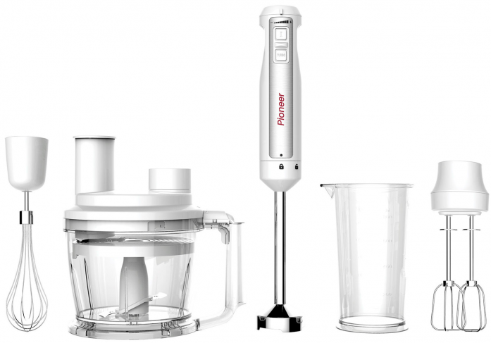 Погружной блендер Pioneer HB135S white