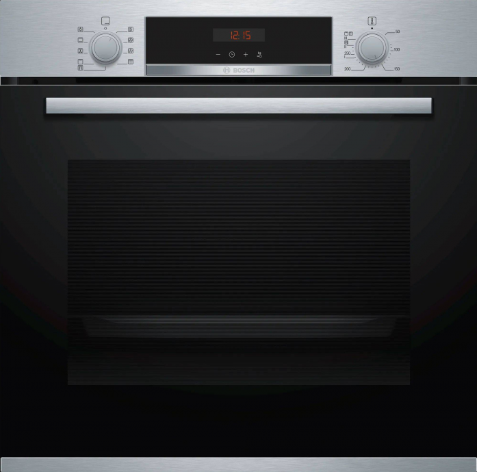 Духовой шкаф электрический Bosch HBA573BS1 нержавеющая сталь/черный
