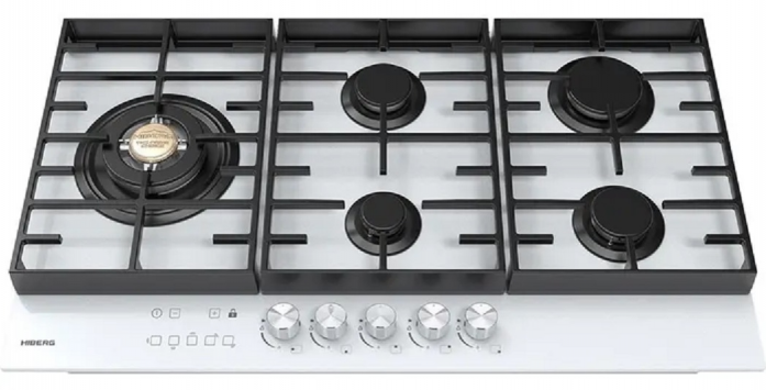 Газовая варочная панель Hiberg VM 9155 W