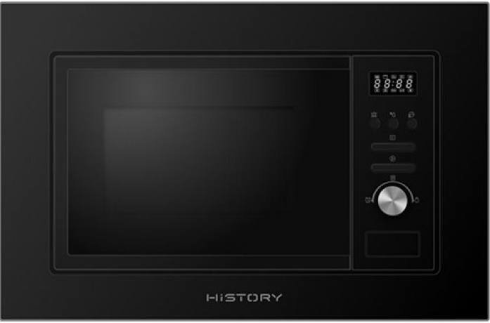 Встраиваемая микроволновая печь HiSTORY MIH 28BG MBK